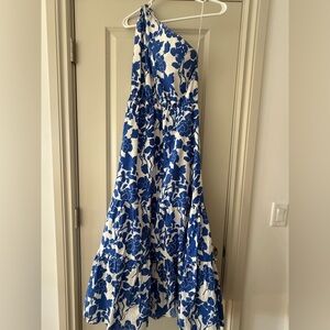 Tuckernuck Blue and White Floral Dress